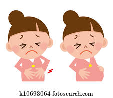 woman stomachache/birth woman stomachache/birth
