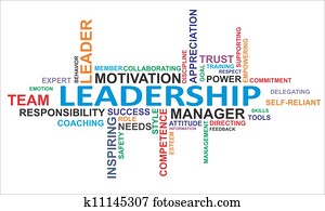 word cloud - leadership