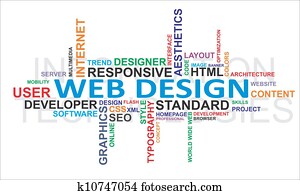 Word cloud - web design Word cloud - web design