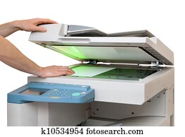 Working with a copier
