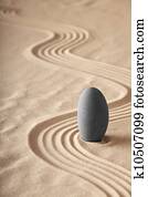 zen garden symplicity and harmony form a background for meditation and relaxation, for balance and health