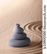 Zen meditation garden