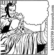 ένα, γραπτώς, εκδοχή, από, ένα, γραφικά, εικόνα, από, ένα, άντραs, μέσα, ένα, άσυλο ανιάτων κρεβάτι