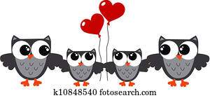 κουκουβάγια, οικογένεια