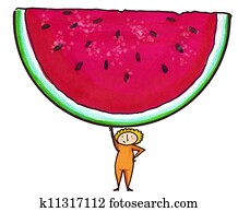 אבטיח, פרוס