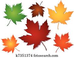 אדר עוזב, נפול, seamless, תבנית