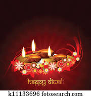 אופנתי, וקטור, diwali, רקע