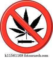 אזהרה, לאסור, סמם