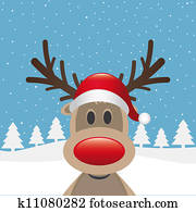 אייל, אף אדום, כובע של פפה הנואל