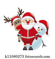 אייל, אף אדום, פפה נואל, איש שלג