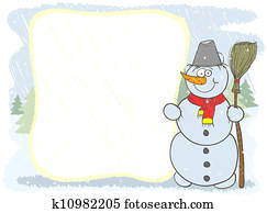 איש שלג, כרטיס