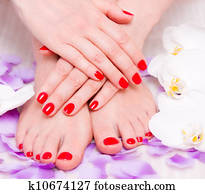 גזור, ו, טיפול ברגליים