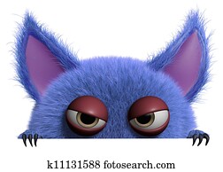 דמוי פרווה, מפלצת