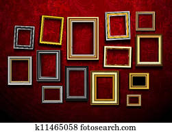 דמין מסגרת, vector., צילום, אומנות, gallery., דמין מסגרת, vector., פ.