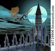 דרקון, טירה