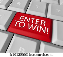 הכנס, לנצח, ערער, ציור, הגרל, הגרלה, מפתח של מחשב