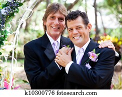 זוג הומוסקסואלי, -, דמות של חתונה