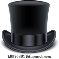 חלק עליון שחור, כובע