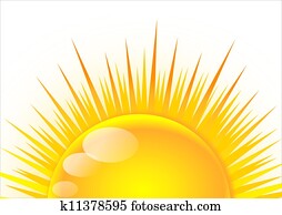 חצי, של, ה, שמש, ב, עלית שמש