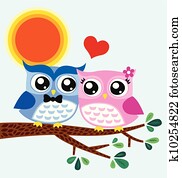 ינשוף, כרטיס של ולנטיין, עצב