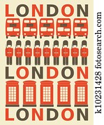 לונדון, פוסטר