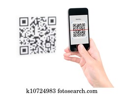 לכוד, qr, הצפן, ב, טלפון נייד