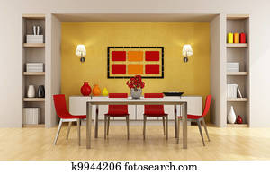 מודרני, חדר של סעודה