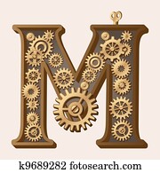 מכני, אלפבית