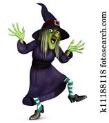 משוגע, מכשפה