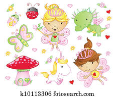 נסיכה של פיה, פרחים, בעל חיים קובע