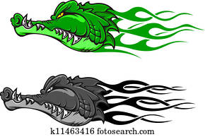 סכנה, תנין, קיעקוע