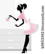 עוזרת בית, לנקות