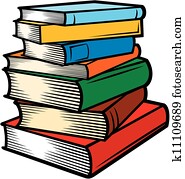 ערימה של ספרים, (books, stacked)