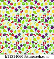 פרי, רקע, טקסטורה, מואר, צבעוני, תבנית