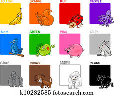 צבעים ראשיים, ציור היתולי, קבע