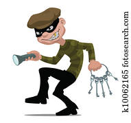 ציור היתולי, גנב