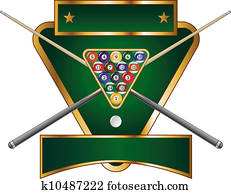 צרף, או, ביליארד, סמל, עצב