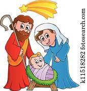 קטע של לידה של חג המולד, 1