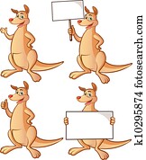 קנגורו, ציור היתולי