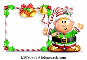 קפריסי, ציור היתולי, שדון, עם, חתום