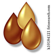 שמן, ירידות