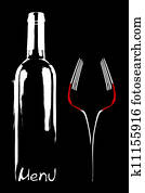 תפריט של מסעדה, עצב