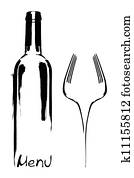 תפריט של מסעדה, עצב