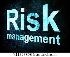 管理, concept:, pixelated, 言葉, 危険, 管理, 上に, デジタル, スクリーン, ３ｄ, render