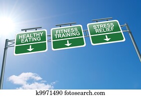 건강한 생활양식, concept.