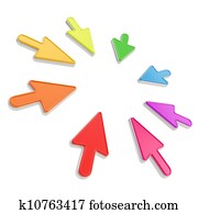 둥근, copyspace, 구조, 만든, 의, 생쥐, 커서, 포인터