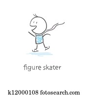 フィギュアスケート イラスト K Fotosearch