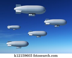 軟式小型飛行船 イラストギャラリー 544 軟式小型飛行船 アート Fotosearch