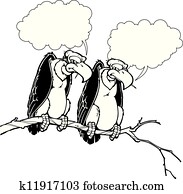2 buzzards talking 2 buzzards talking