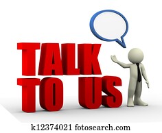 3d businessman talk us